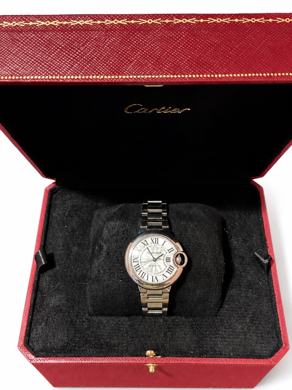 Stainless Steel 33mm Ballon Bleu De Cartier Automatic Watch - Picture 1 of 6